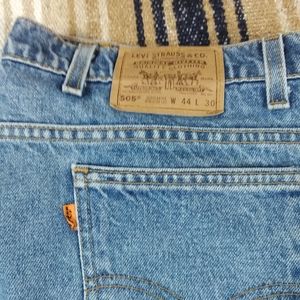 44/30 ORANGE TAB LEVI'S MENS VINTAGE STRAIGHT LEG